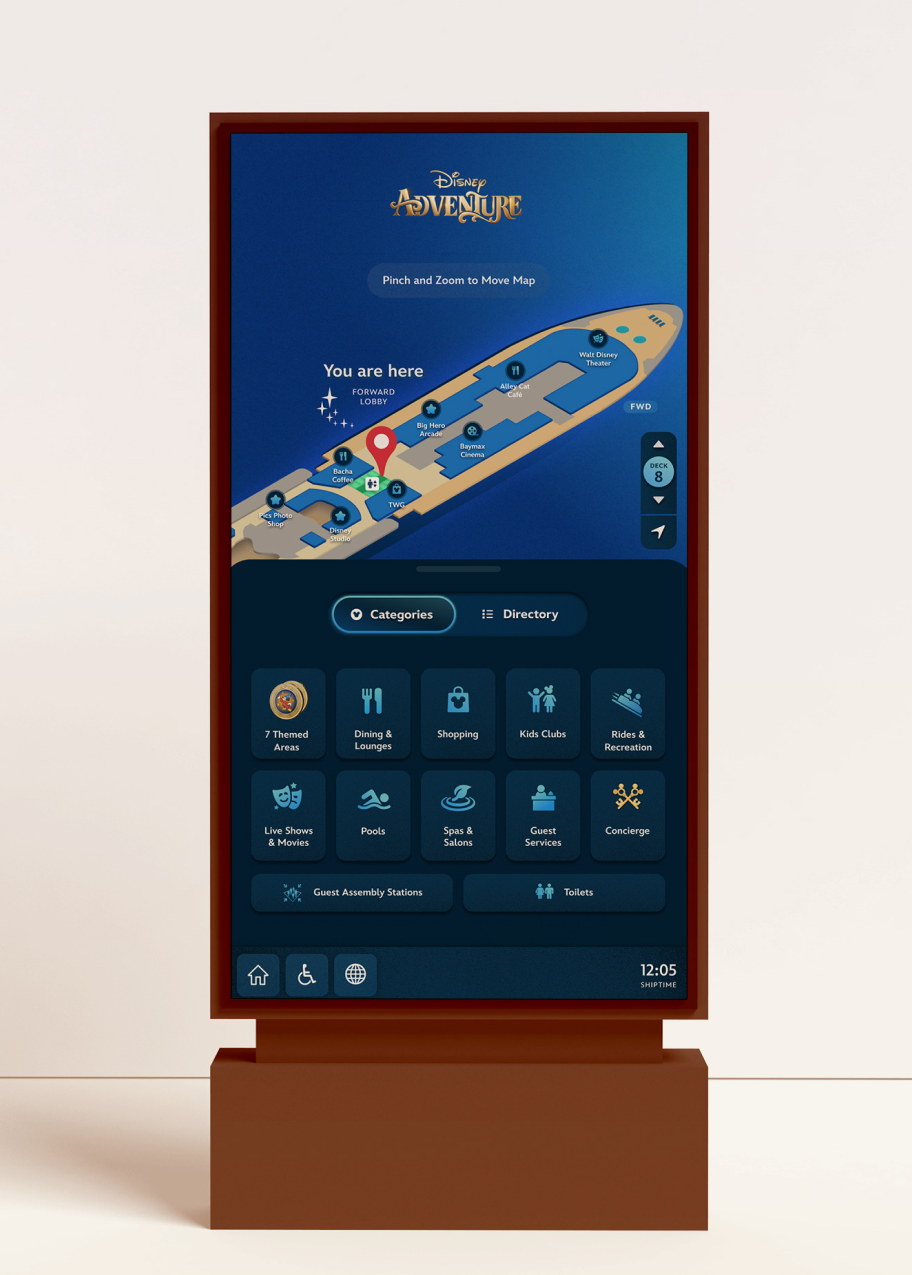 Wayfinding for Disney's Adventure